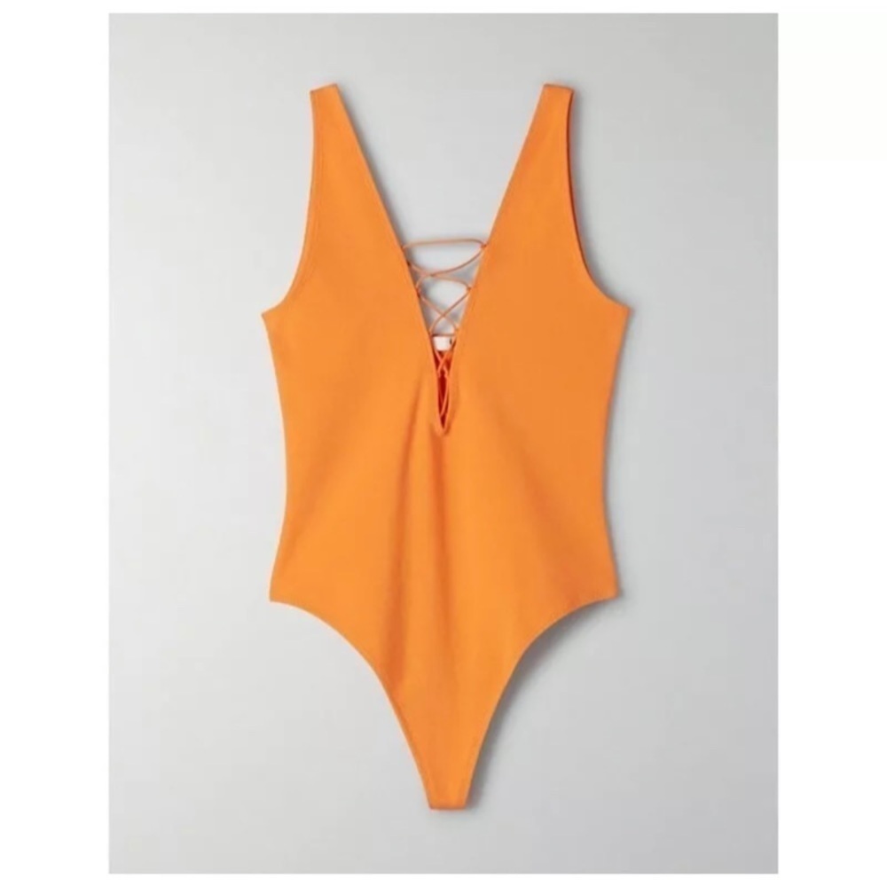 NEW ARITZIA WILFRED FREE Lace-Up Bodysuit